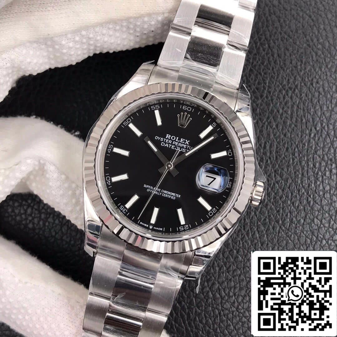 Rolex Datejust M126334-0017 1:1 Mejor edición VS Factory esfera negra