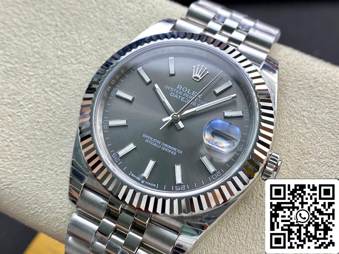 Rolex Datejust M126334-0014 1:1 Mejor Edición EW Factory Esfera Gris