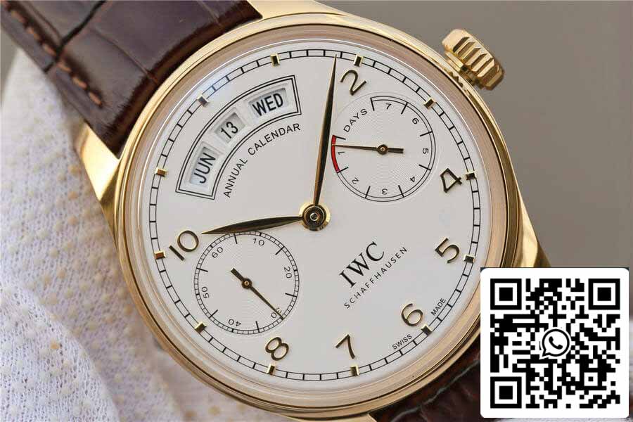 IWC Portugieser IW503502 1:1 Mejor edición YL Factory esfera blanca