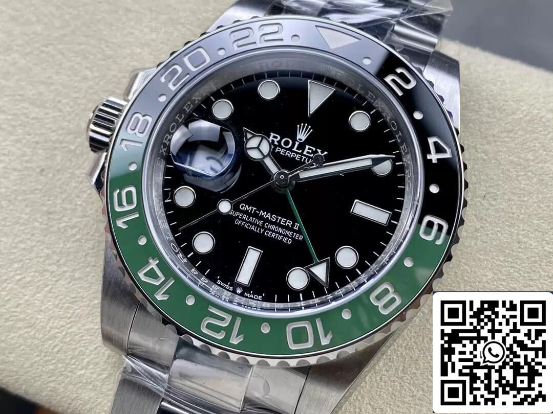 Rolex GMT Master II M126720VTNR-0001 1:1 Mejor Edición C+ Esfera Negra de Fábrica