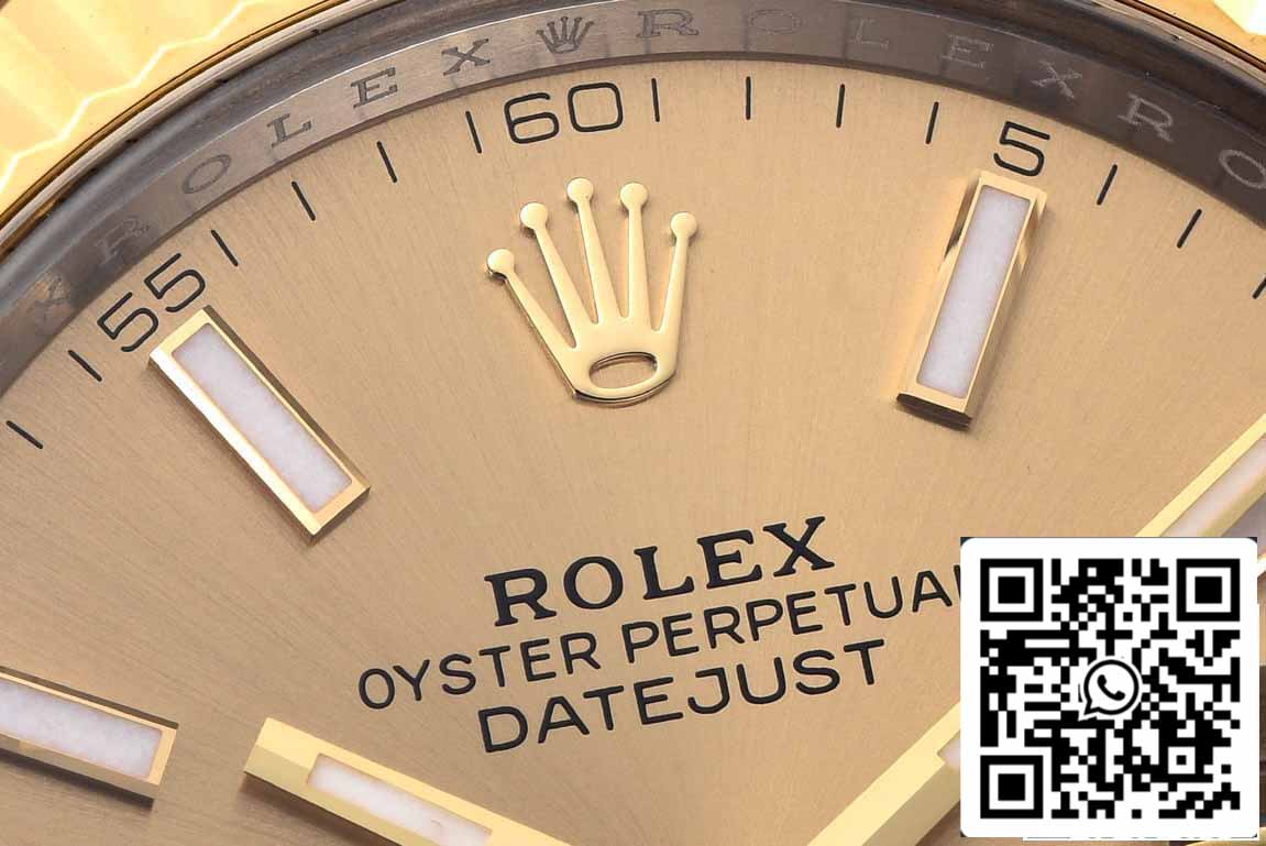 Rolex Datejust 41MM M126333-0009 Quadrante in oro di fabbrica pulita 1:1 Best Edition