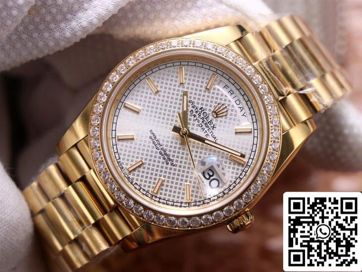 Rolex Day Date M228348RBR-0005 1:1 Best Edition EW Factory 18ct Gold