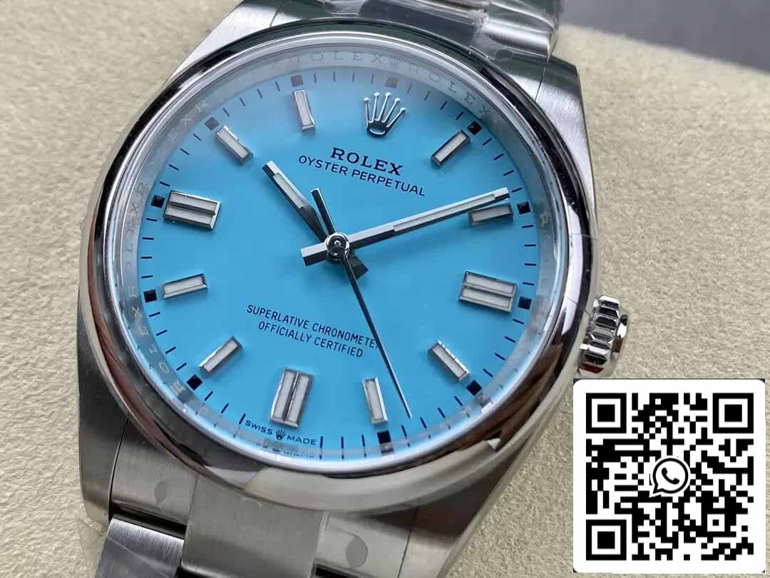 Rolex Oyster Perpetual M124300-0006 41MM 1:1 Mejor edición Clean Factory Tiffany esfera azul