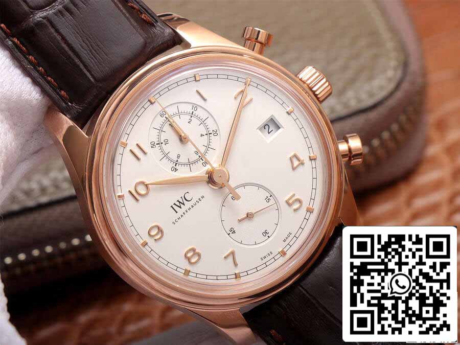 IWC Portugieser IW390301 1:1 Mejor edición ZF Factory esfera blanca