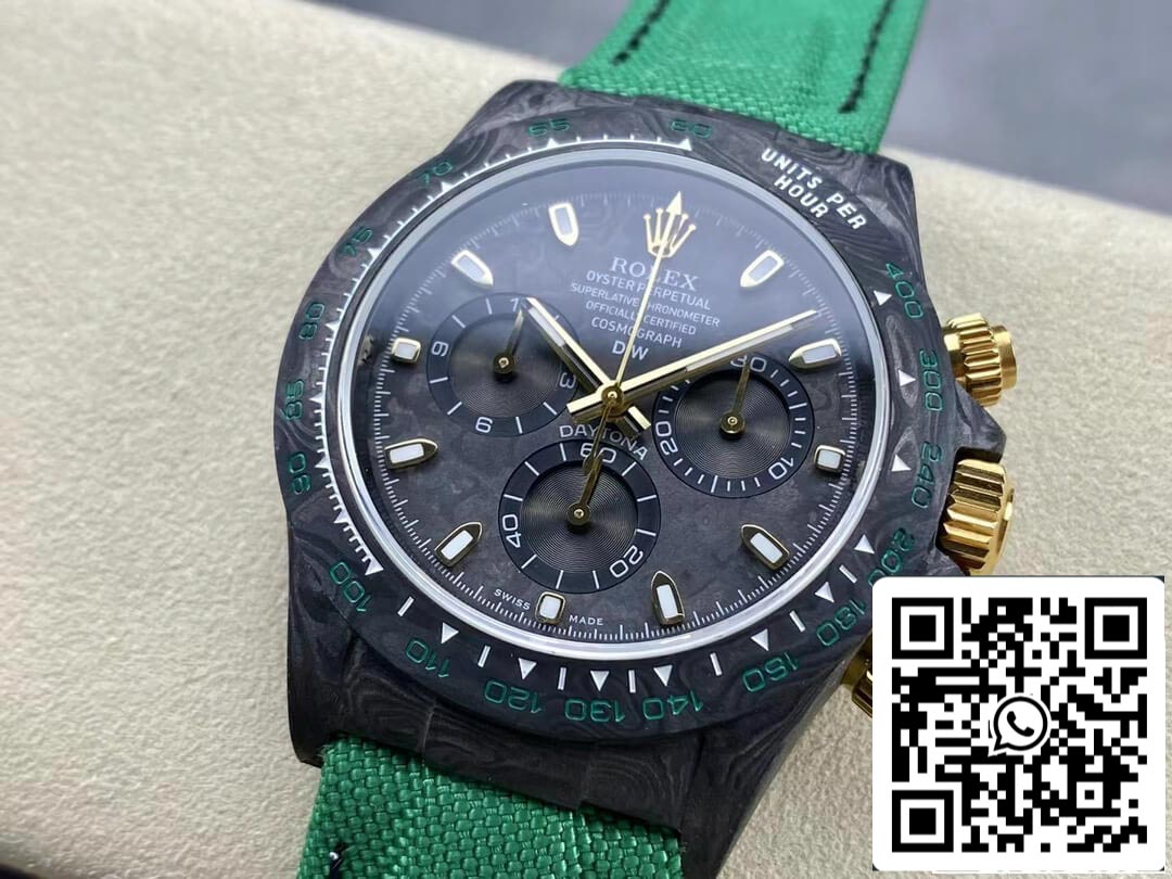 Rolex Daytona Cosmograph 1:1 Best Edition Noob Factory Diw Custom Version Dark Green Strap