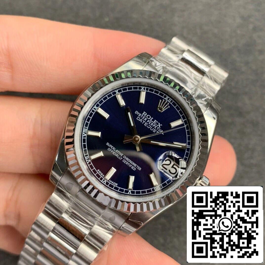 Rolex Datejust M178274-0038 1:1 Mejor edición GS Factory esfera azul