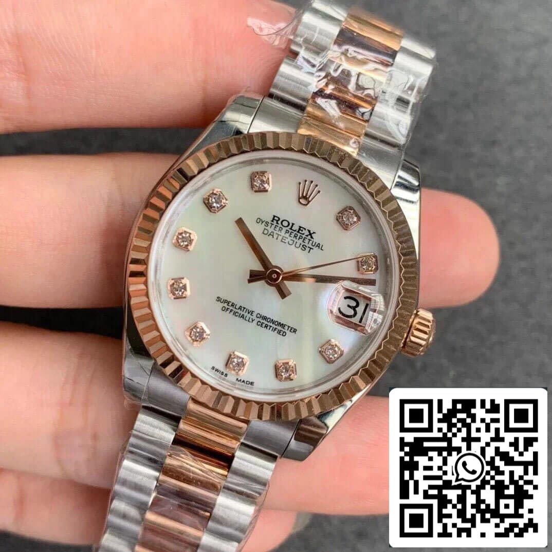 Rolex Datejust M278271-0025 Quadrante con diamanti incastonati 1:1 Best Edition GS Factory