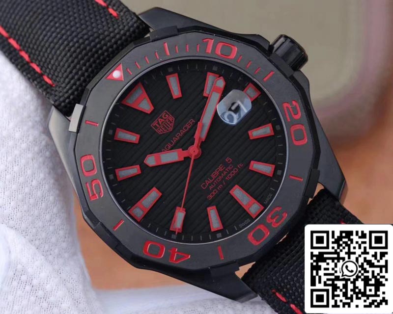 Tag Heuer Aquaracer WAY208C.RHZ4937 1:1 Best Edition V6 Factory Black Dial Swiss