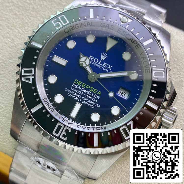 Rolex Deepsea Sea-Dweller 116660 “D-BLUE” AR Factory 1:1 Mejor Edición Suizo ETA3135 Esfera Azul/Negra