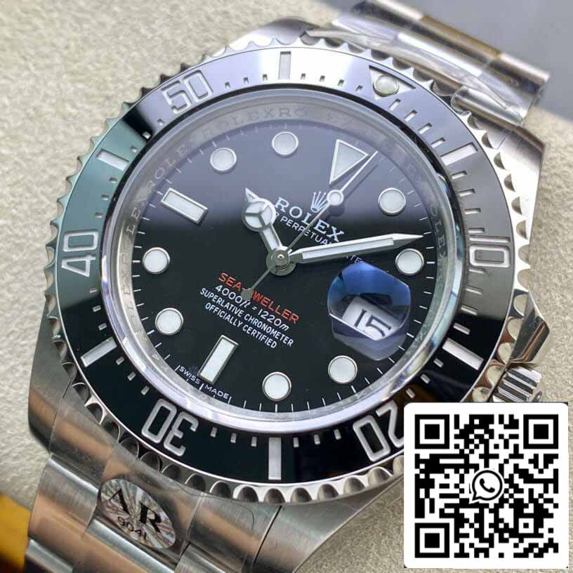 Rolex Sea-Dweller 126600 AR Factory Negro Dial 1:1 Mejor Edición Suizo ETA2824