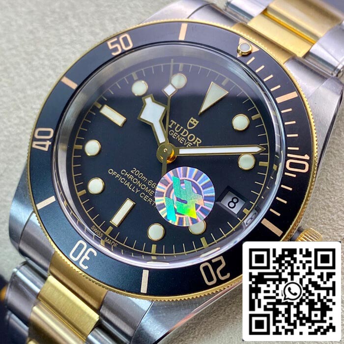 Tudor Heritage Black Bay M79733N-0002 ZF Factory 1:1 Best Edition Swiss ETA2824-2 Two Tone Stainless Steel Bracelet