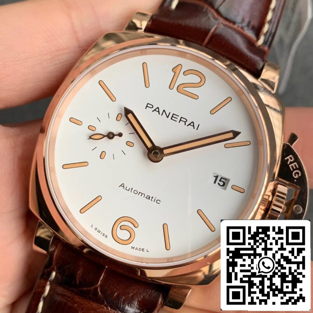 Panerai Luminor PAM01042 1:1 Mejor edición VS esfera blanca de fábrica