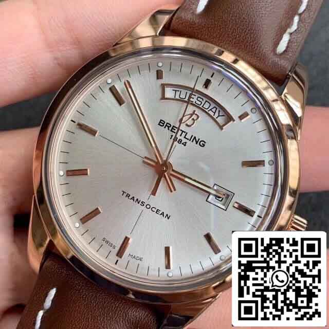 Replica Breitling Transocean R45310121G1P1 V7 Cassa in oro di fabbrica