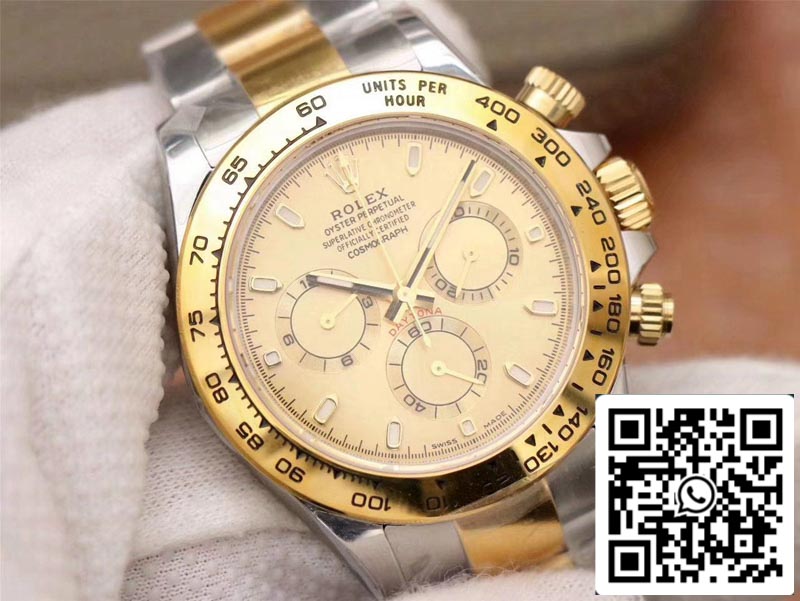 Rolex Daytona Cosmograph M116503-0003 1:1 Best Edition Noob Factory quadrante dorato svizzero ETA4130