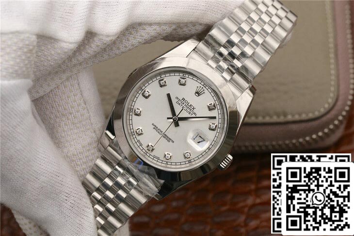 Rolex Datejust M126300 1:1 Mejor edición EW Factory Esfera engastada con diamantes