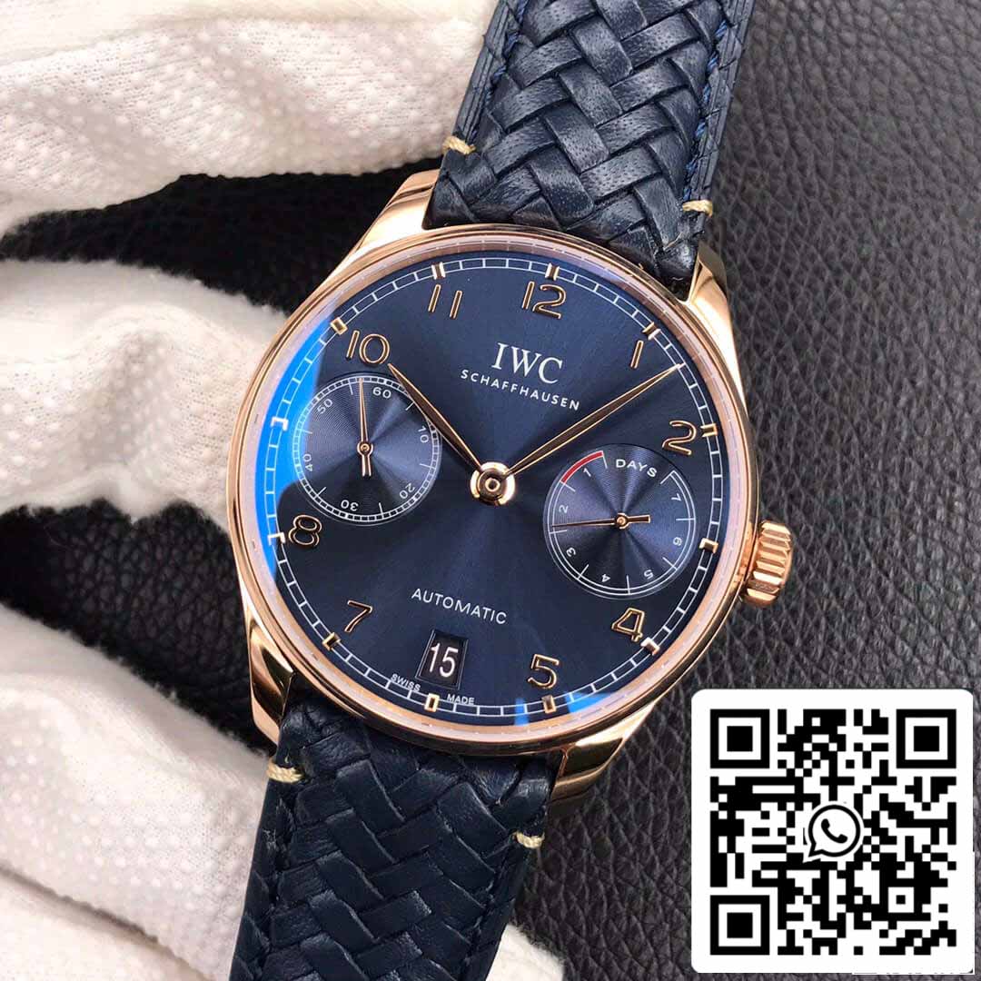 IWC Portugieser IW500713 1:1 Best Edition ZF Factory quadrante blu