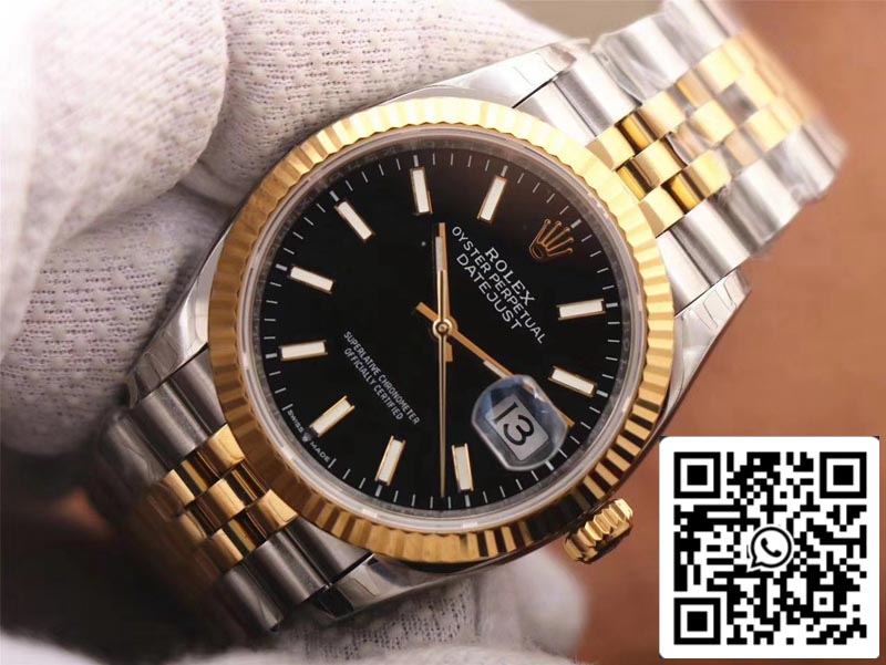 Rolex Datejust 126233 1:1 Best Edition EW Factory Black Dial Swiss ETA3235