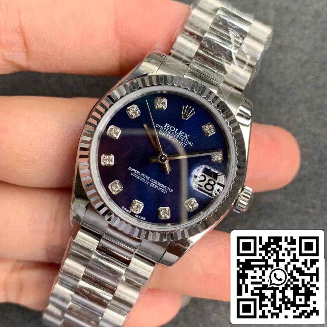 Rolex Datejust 31MM 1:1 Best Edition GS Factory Blue Dial