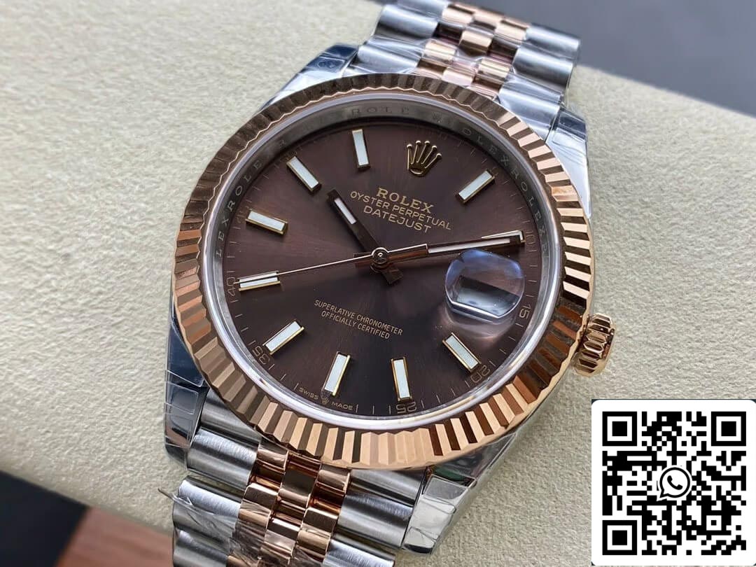 Rolex Datejust M126331-0002 1:1 Best Edition VS Factory Brown Dial