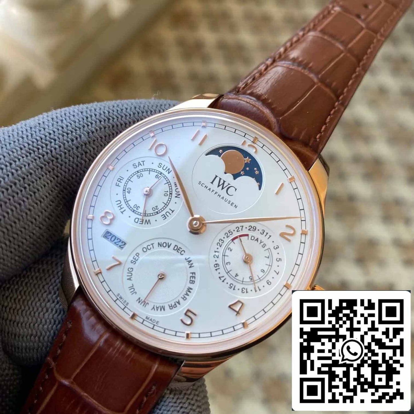 IWC Portuguese Perpetual Calendar IW503302 1:1 Best Edition APS Factory Red Gold