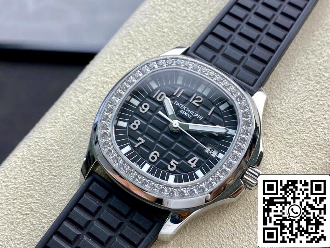 Patek Philippe Aquanaut 5067A-001 Movimento al quarzo 1:1 Migliore edizione PPF Quadrante nero di fabbrica