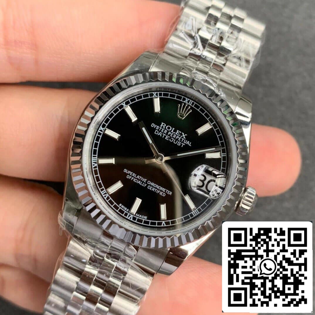 Rolex Datejust M178274-0004 1:1 Mejor edición GS Factory esfera negra