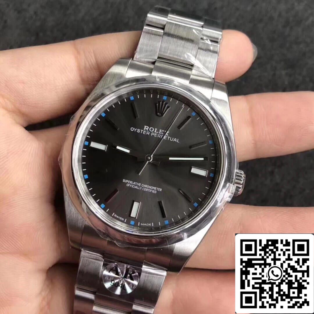 Rolex Oyster Perpetual 114300 39MM AR Factory 1:1 Mejor Edición Esfera Gris