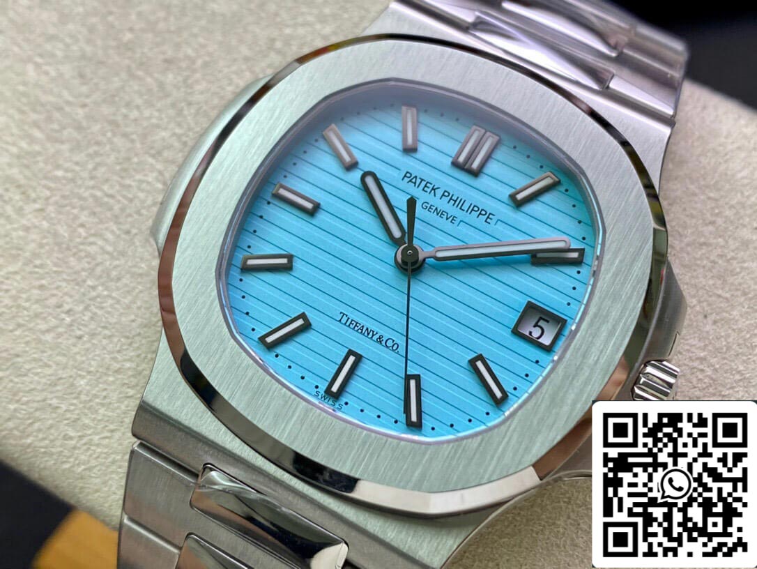 Patek Philippe Nautilus 5711/1A-018 170° Anniversario 1:1 Migliore Edizione PPF Fabbrica Tiffany Quadrante Blu