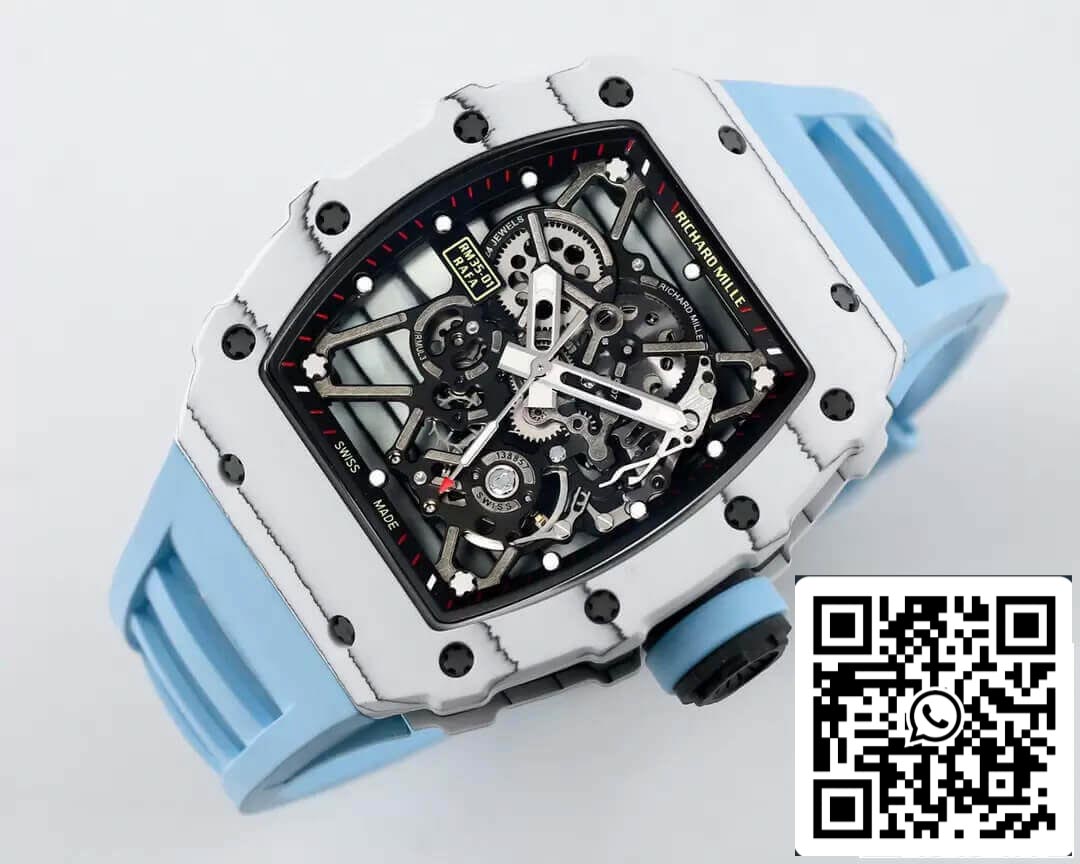 Richard Mille RM35-01 1:1 Best Edition BBR Factory Blue Strap