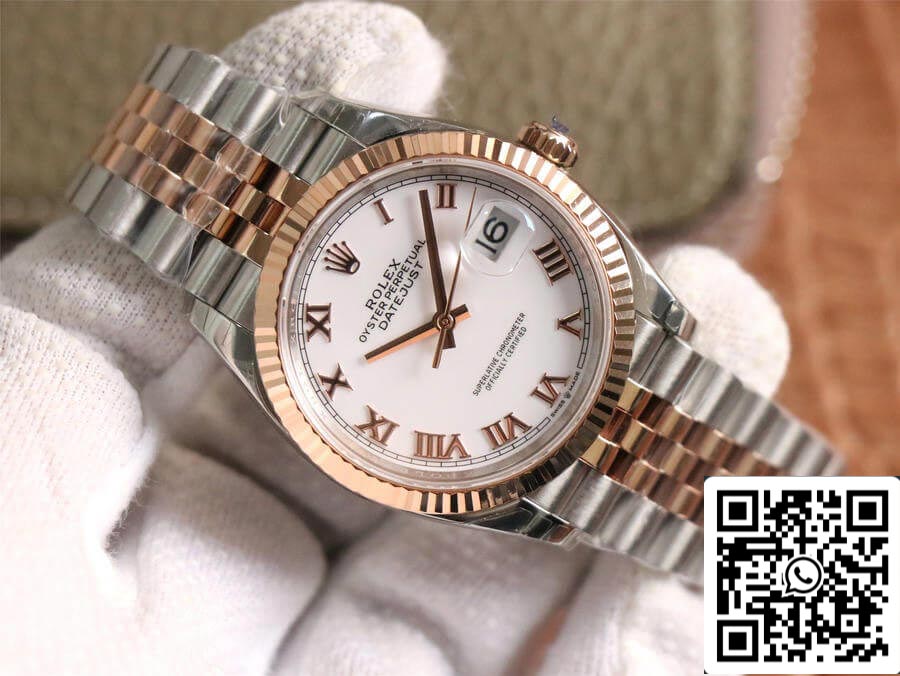 Rolex Datejust M126231-0015 1:1 Best Edition EW Factory Quadrante bianco