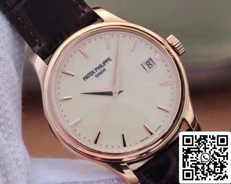 Patek Philippe Calatrava 5227R-001 ZF Factory 1:1 Mejor edición Caja en oro rosa de 18 quilates Swiss Cal.324 SC