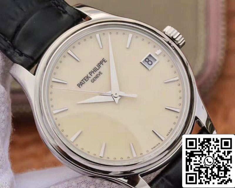 Patek Philippe Calatrava 5227 ZF Factory 1:1 Mejor Edición Esfera Blanca Swiss Cal.324 SC