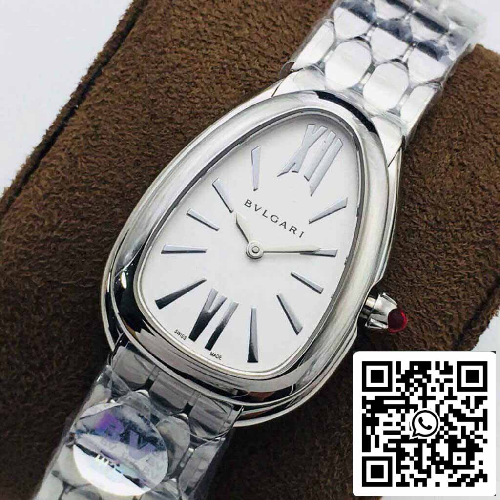 Bvlgari Serpenti 103141 1:1 Best Edition BV Factory Silver White Dial