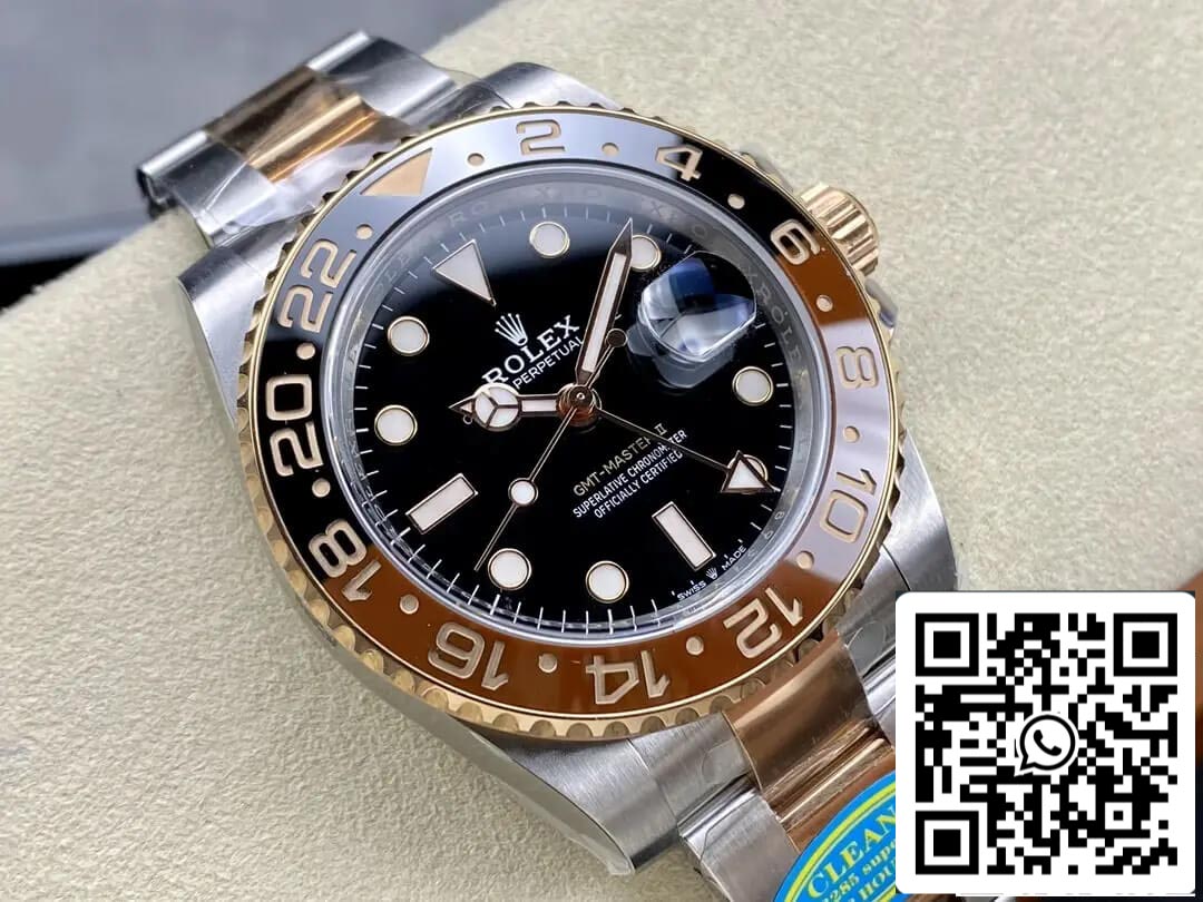 Rolex GMT Master II M126711chnr-0002 1:1 Best Edition Clean Factory V3 Lunetta in ceramica