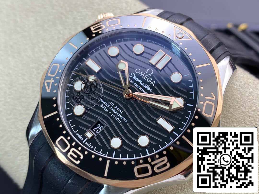 Omega Seamaster Diver 300M 210.22.42.20.01.002 1:1 Best Edition VS Lunetta in ceramica di fabbrica