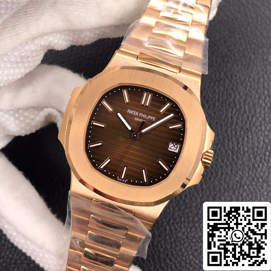 Patek Philippe Nautilus 5711/1R-001 1:1 Migliore edizione 3K Factory Oro rosa