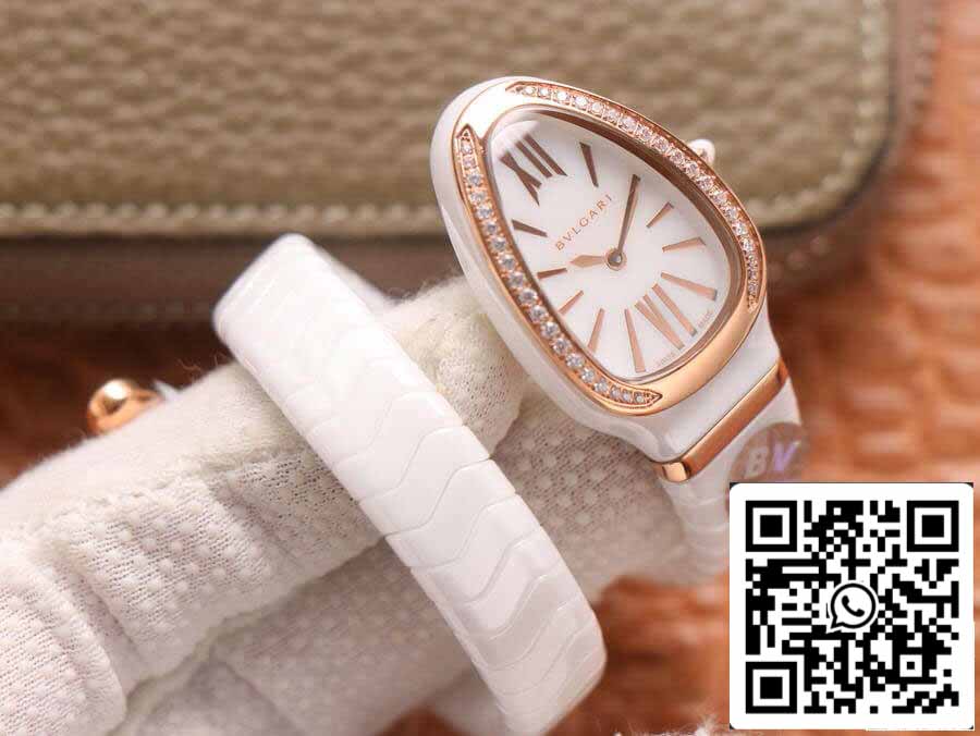 Bulgari Serpenti 102613 1:1 Best Edition BV Factory quadrante bianco