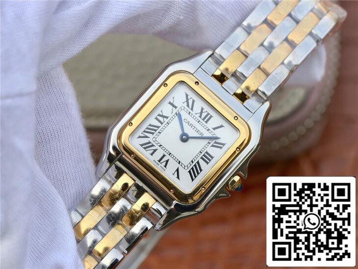 Panthere De Cartier W2PN0007 27MM 1:1 Mejor edición 8848 Esfera blanca de fábrica