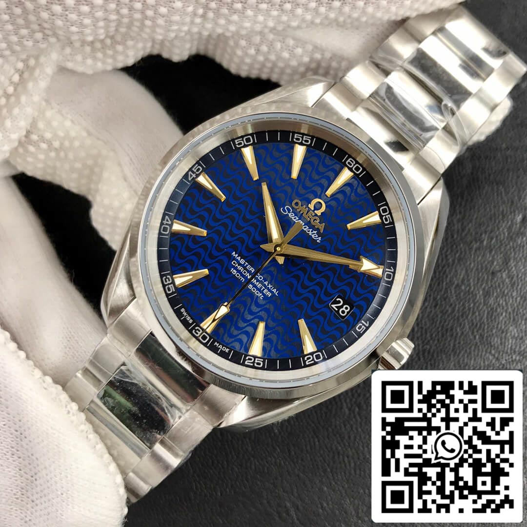 Omega Seamaster Aqua Terra 150M 1:1 Mejor edición Rio Olympic Edición especial VS Factory esfera azul