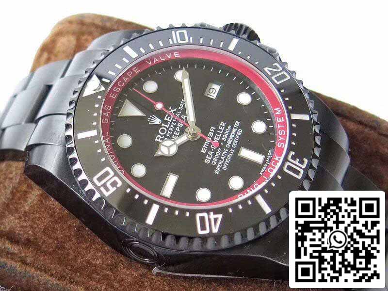 Rolex Sea-Dweller 116660 VR Factory 1:1 Best Edition svizzero ETA2836 quadrante nero