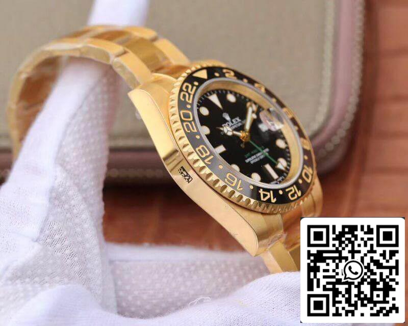 Rolex GMT Master II 116718 40mm EW Factory 1:1 Mejor edición suizo ETA2836 esfera negra