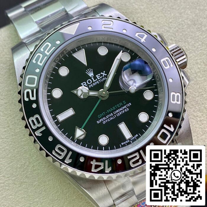 Rolex GMT Master II 116710LN-78200 1:1 Best Edition Clean Factory Lunetta nera