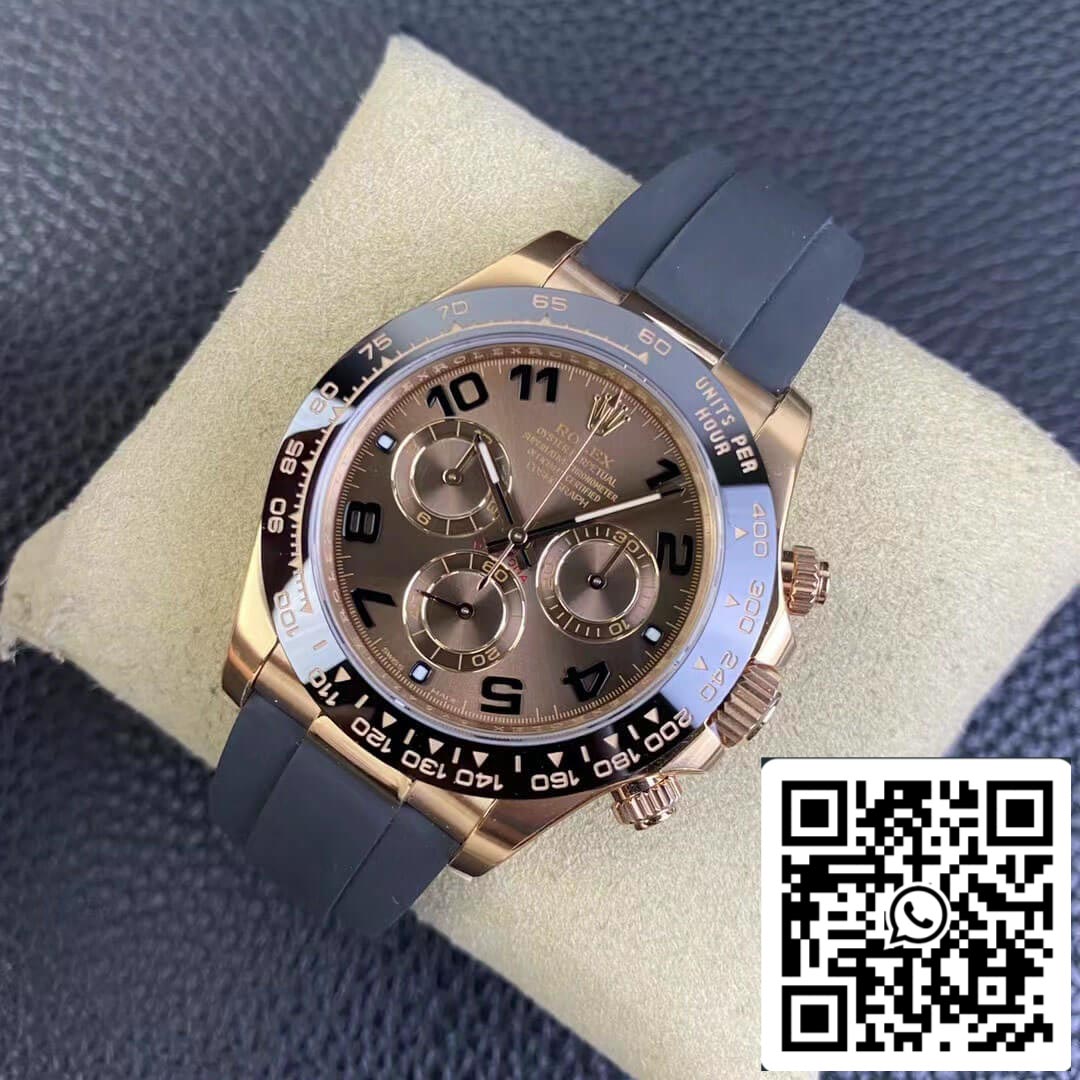 Rolex Cosmograph Daytona M116515LN-0015 1:1 Best Edition Clean Factory V3 Correa de caucho