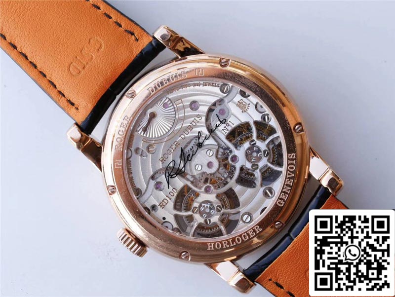 Roger Dubuis Hommage RDDBHO0562 1:1 Mejor edición JB Factory Rose Gold Swiss RD100