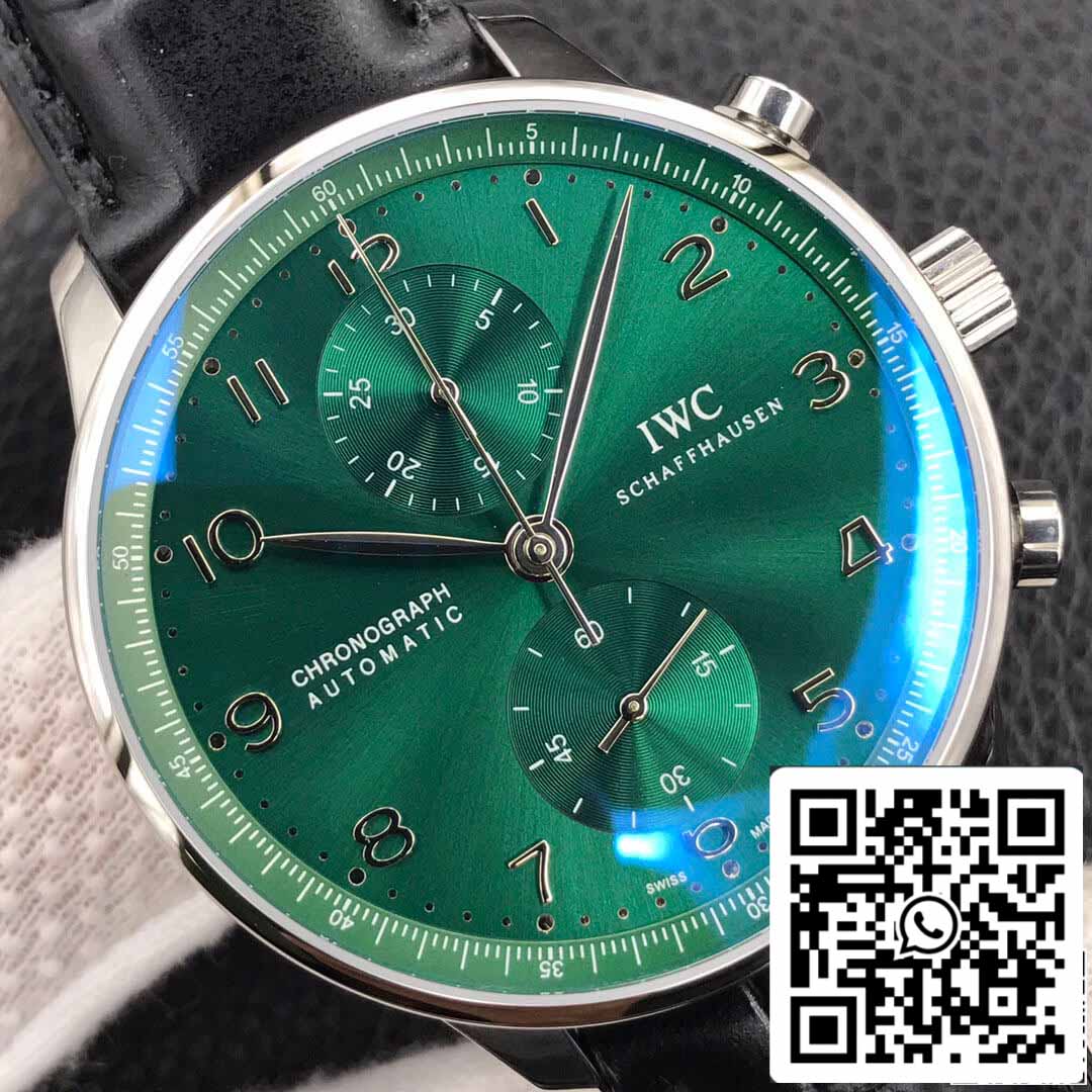 IWC Portugieser IW371615 1:1 Mejor Edición ZF Factory Esfera Verde