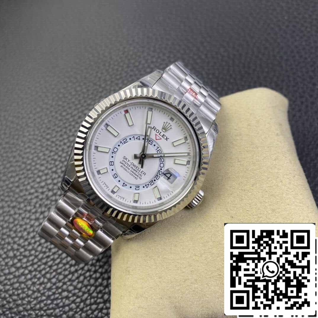 Rolex Sky Dweller M326934-0002 1:1 Best Edition Noob Factory V2 quadrante bianco