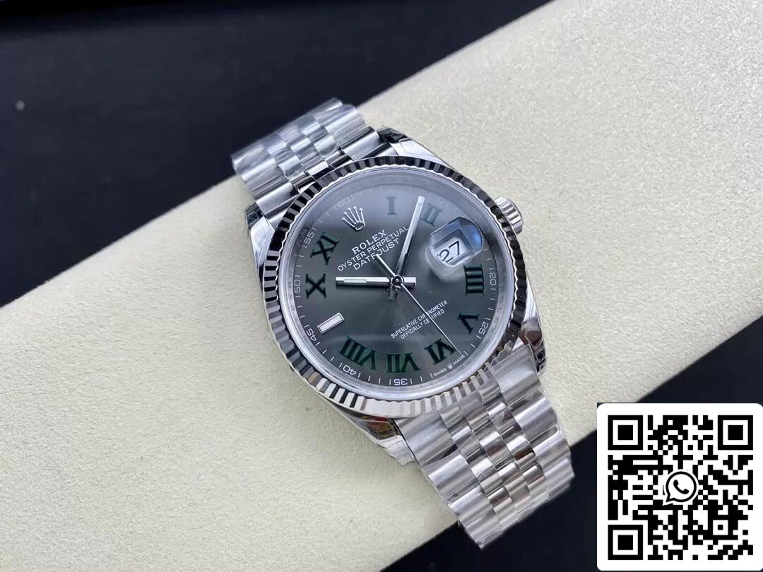 Rolex Datejust M126234-0045 36MM 1:1 Mejor edición VS esfera gris de fábrica