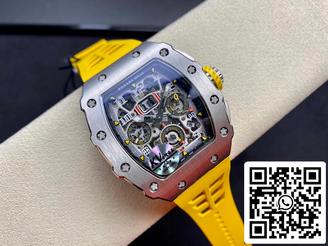 Richard Mille RM011 FELIPE MASSA 1:1 Best Edition KV Factory Cassa in acciaio al titanio