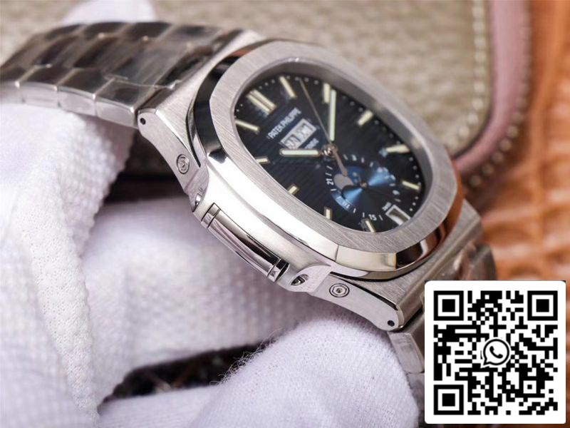 Patek Philippe Nautilus 5726/1A-014 1:1 Mejor edición PF Factory esfera azul suizo ETA324