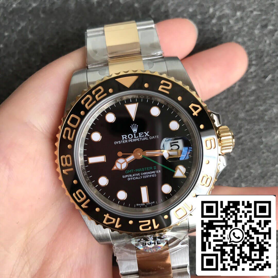 Rolex GMT Master II 116713-LN-78203 1:1 Best Edition AR Factory quadrante nero